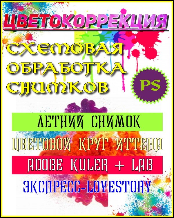 Схемовая обработка снимков. Цветокоррекция