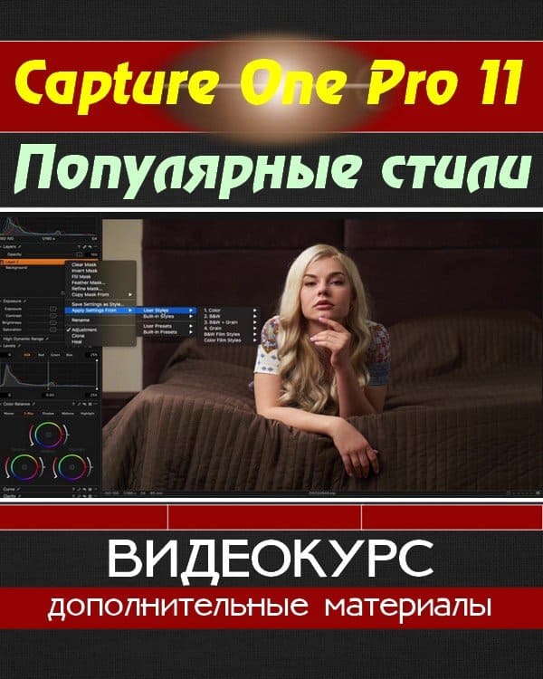 Capture One Pro 11. Популярные стили