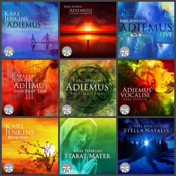 Karl Jenkins, Adiemus - Karl Jenkins 75 Collection (11 Albums) (2018)