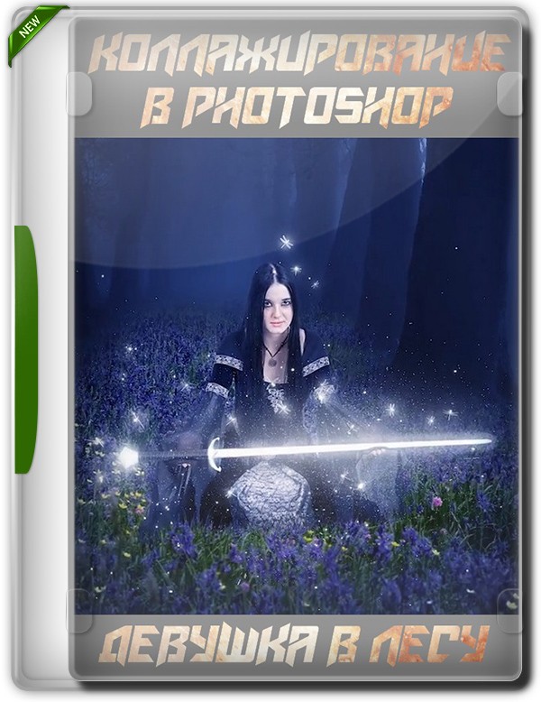 Коллажирование в Photoshop. Девушка в лесу