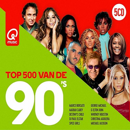 VA - Qmusic Top 500 Van De 90's [5CD] (2019)