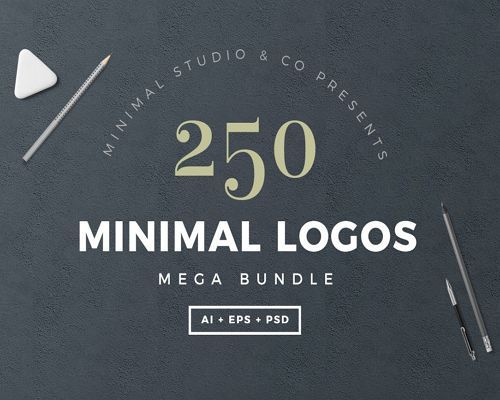 250 Minimal Logo Bundle