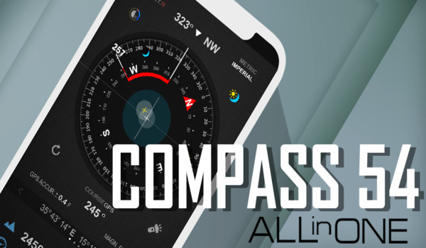 Compass 54 (All-in-One GPS, Weather, Map, Camera) 2.7 (Android)